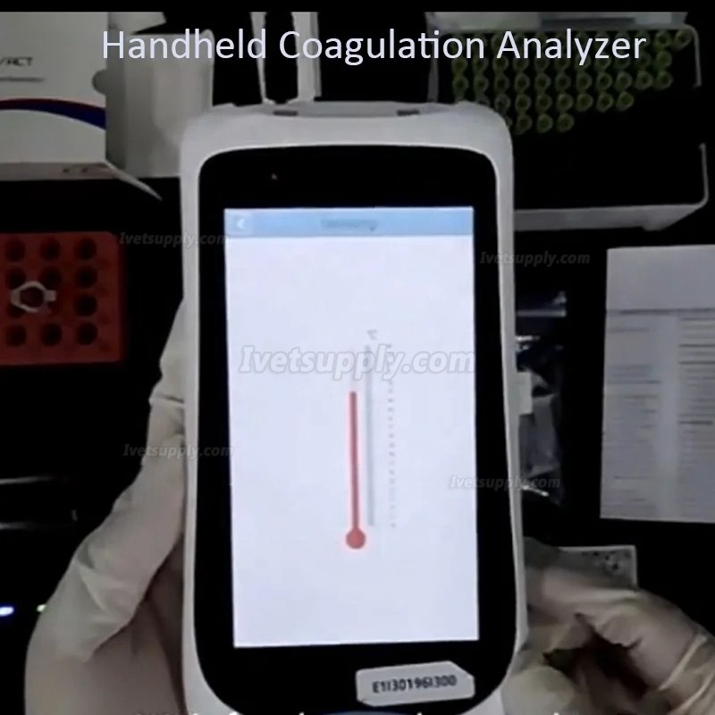 LANSIONBIO LA-10 Handheld Veterinary Coagulation Analyzer (ACT, PT/INR, TT, FIB and APTT five-in-one)